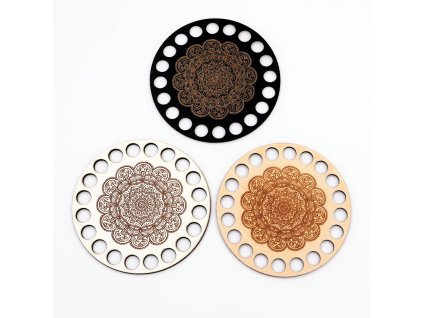 Podšálka - MANDALA 4 - háčik