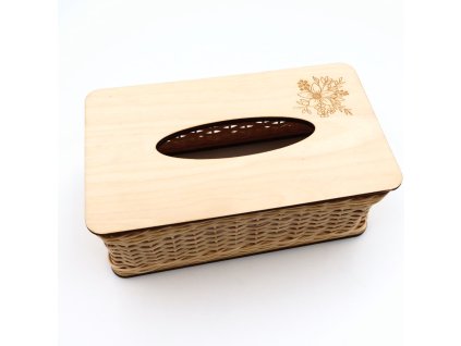 Servítkovník KVET s vrchným a spodným rámom papierové ruličky