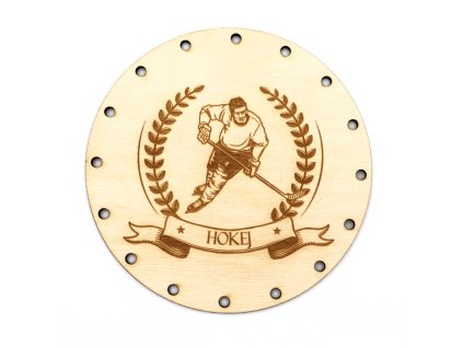 Kruh - HOKEJ - papierové ruličky