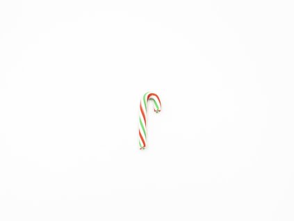 Aplikace fimo vánoční hůlka (š1.8 x v4.5cm) 20 Kč