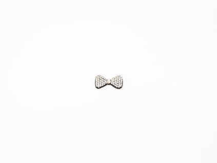 Aplikace kamínková mašle filc (š2.7 x v1.5cm) 9Kč