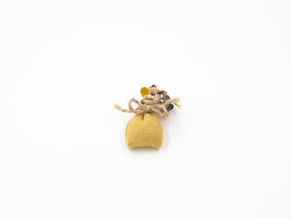 Aplikace měšec s kytkou (š5.5 x v3cm) 75Kč