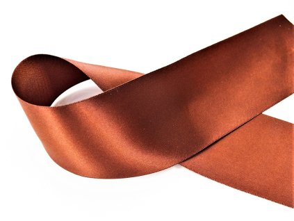 Stuha kaštanově hnědá 3,8 cm