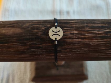 Náramek znamení zvěrokruhu ryby stříbrná