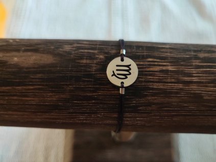 Náramek znamení zvěrokruhu panna stříbrná