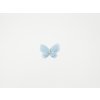 Aplikace motýl perličky modrý (š3.5 x v4 cm) 15Kč