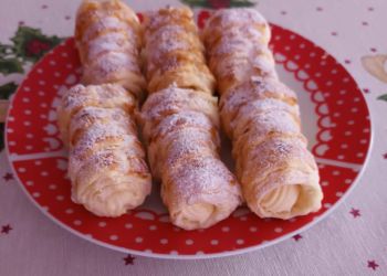 Trubičky s vanilkovým krémom