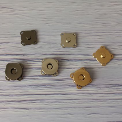 Magnetické zapínanie 18 mm našívacie