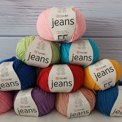 YarnArt Jeans – bavlnená priadza na háčkovanie a hračky