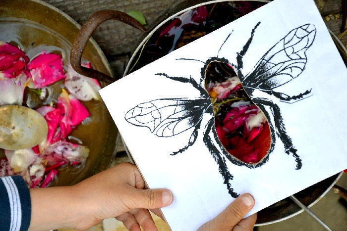 Výtvarné hry - příroda v rámečku