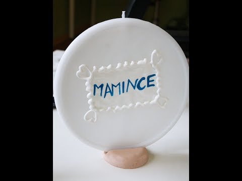 Stojánek na plochou svíčku - část 2.