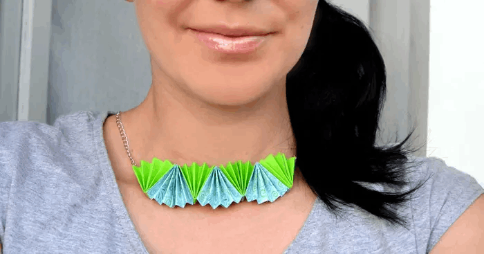 Origami náhrdelník