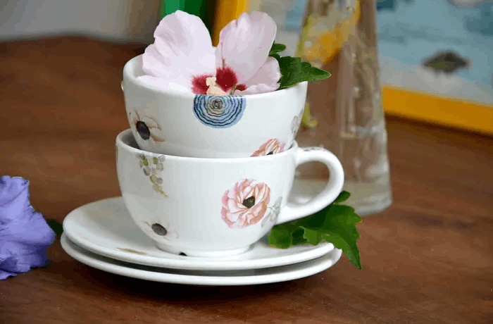 Obtisky na třetí výpal