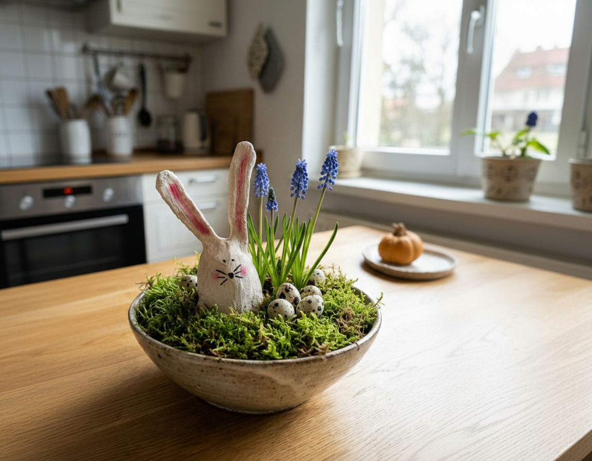 Velikonoční zajíc z materiálu Efkotex