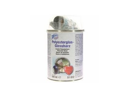 Křišťálová pryskyřice odlévací 500ml s tvrdidlem 10g