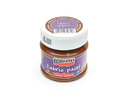 Barva na textil tmavě hnědá 50ml