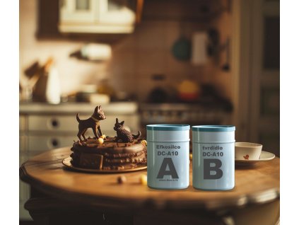 Silikonový materiál na výrobu forem Efkosilco DC-A10 do potravinářství 1Kg