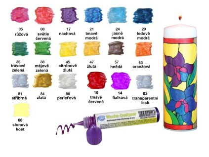 Lesklá laková barva na vosk 30ml-růžová