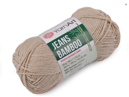 Pletací příze Jeans Bamboo 50 g