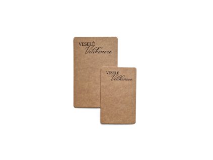 Kraftová kartička - Veselé Velikonoce