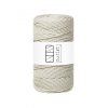 light beige 3ply twisted macrame cotton cord 3mm 100m outlet