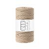 sznurek skrecany 3ply 100m 3mm camel