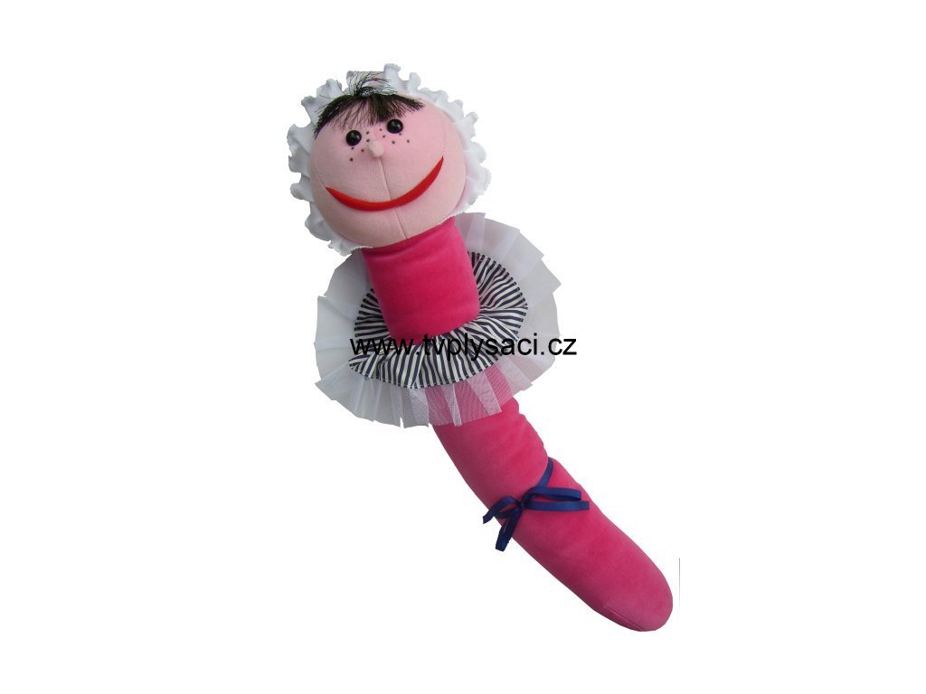 Plyšová Žížala Jůlie maňásek 70cm - plyšové hračky