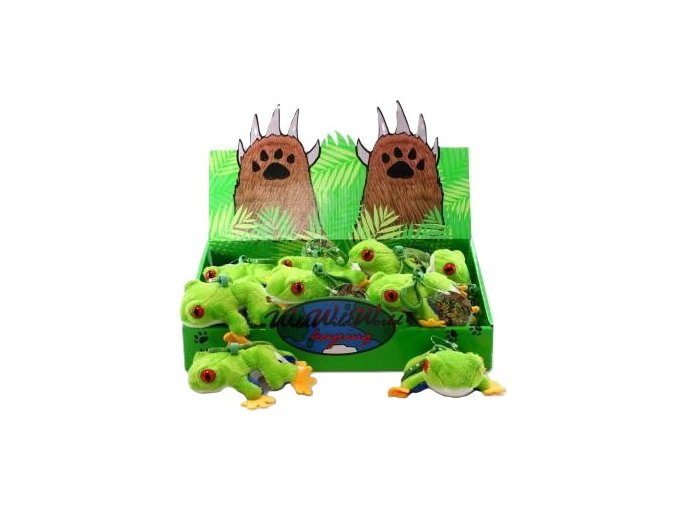 Plush frog keychain 11 cm - plush toys