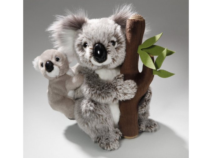 Plyšová koala s mládětem 25 cm - plyšové hračky