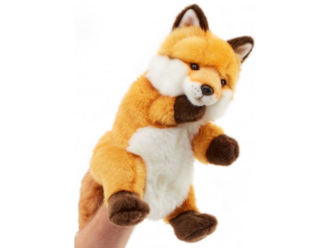 Plyšová liška maňásek 30 cm - plyšové hračky