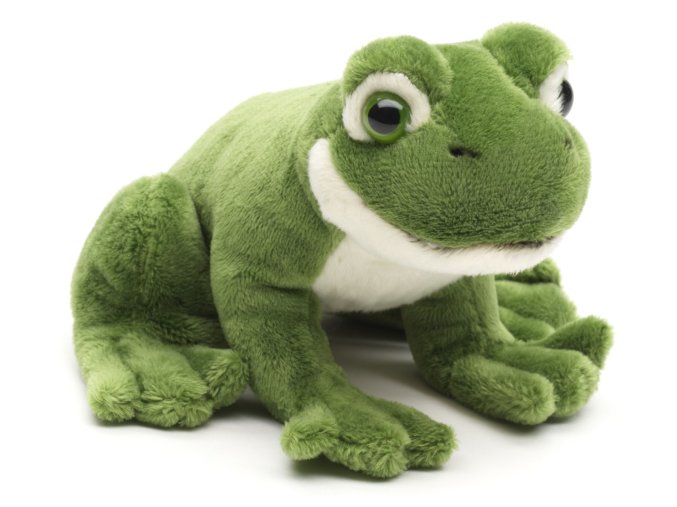 Plush frog with sound 13 cm - plush toys