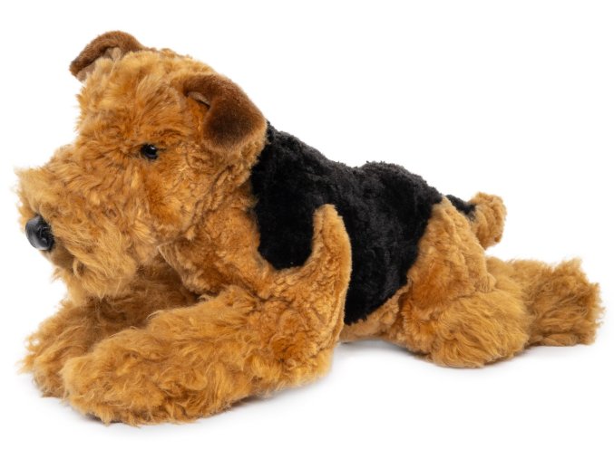 Plyšový pes Airedale Terrier 40 cm - plyšové hračky