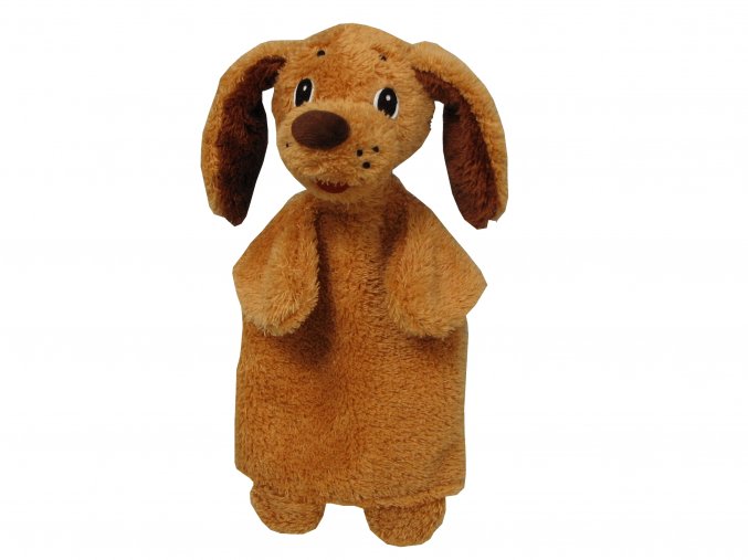 Plush dog puppet 28cm - plush toys
