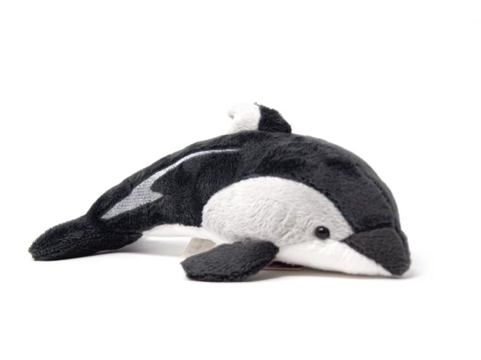 Plush dolphin black 23cm - plush toys