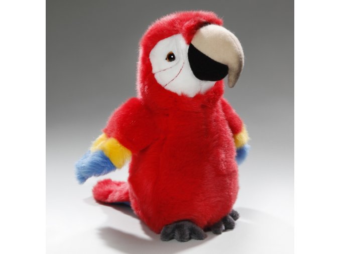 Plyšový papoušek 22 cm - plyšové hračky