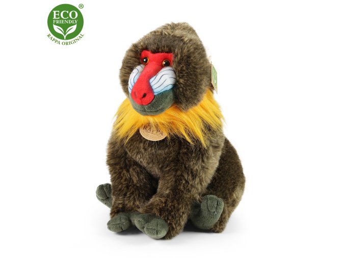 Plush mandrill monkey 32 cm - plush toys