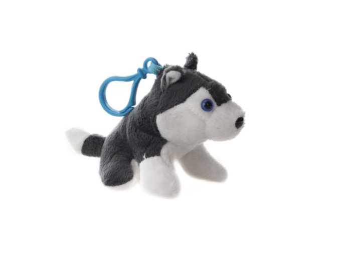 Plush husky keychain 10 cm - plush toys