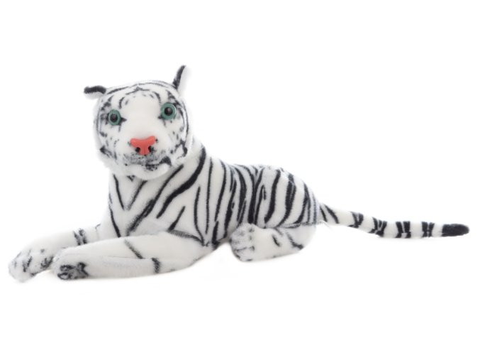 Plush tiger white 25 cm - plush toys