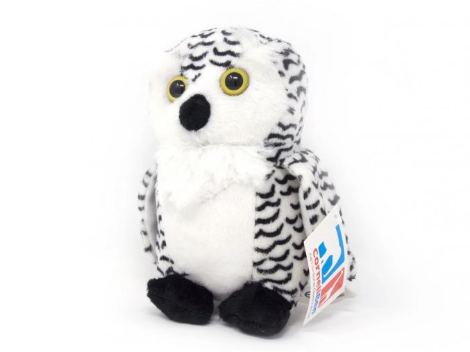 Plush snowy owl 16 cm - plush toys