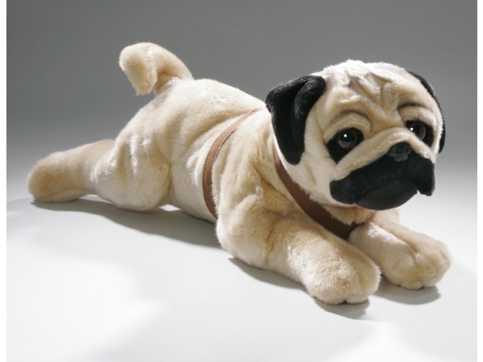 Plush pug 58 cm - plush toys