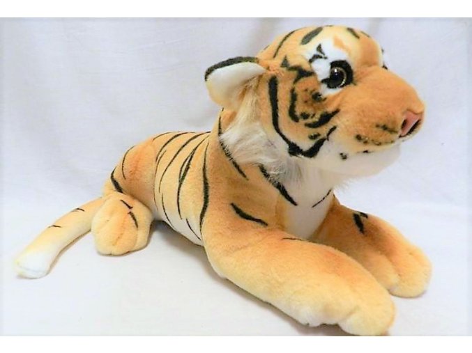 A32BA6A5 A832 401A B254 B0D4372D8EB6 tygr hnedy lezici 45cm b045013