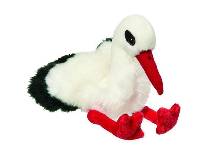 Plyšový čáp 30 cm - plyšové hračky