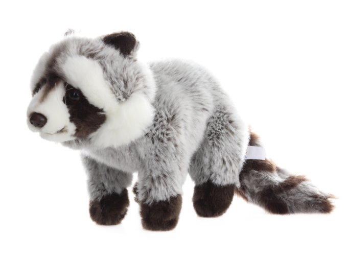 Plush raccoon 25 cm - plush toys