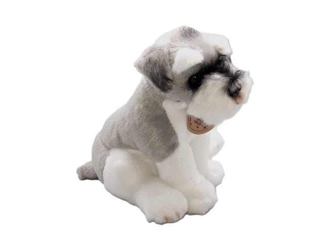 Plush Schnauzer dog 20 cm - plush toys
