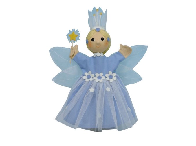 Fairy puppet light blue 35cm - puppets