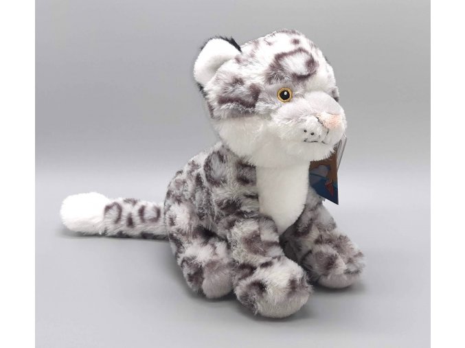 Plyšový leopard sněžný 20 cm - plyšové hračky