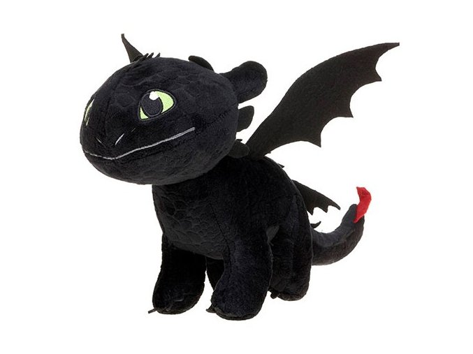 Plyšový drak Bezzubka velký 80 cm - plyšové hračky