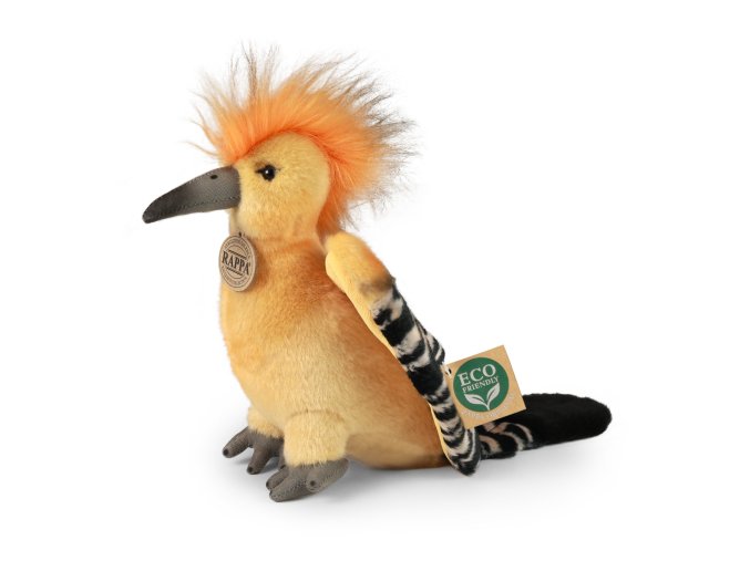 Plush bird crested hoopoe 20 cm - plush toys