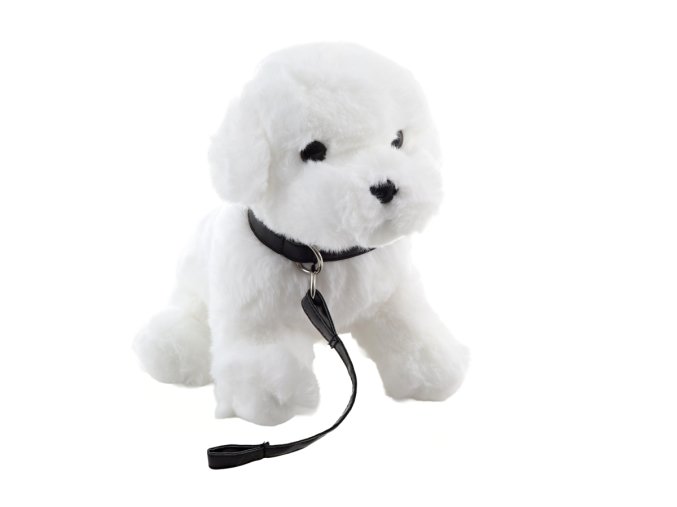 Plush Maltese dog 22 cm - plush toys