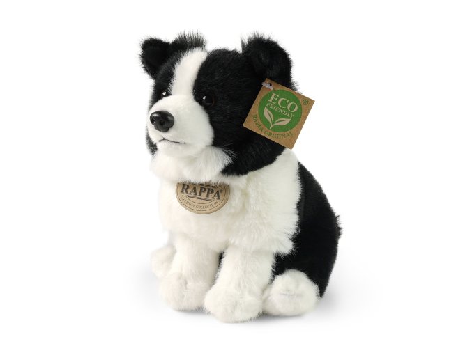 Plush dog border collie 23 cm - plush toys